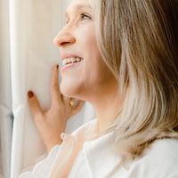 Portrait of a friendly looking female instructor Olga Zarichna.